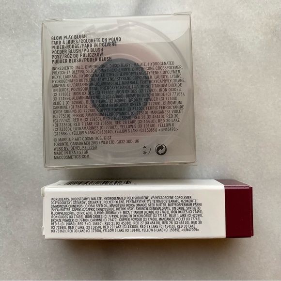 NWT MAC Cosmetics Glow Play Lip Balm & Glow Play Blush Set - Picture 3 of 5